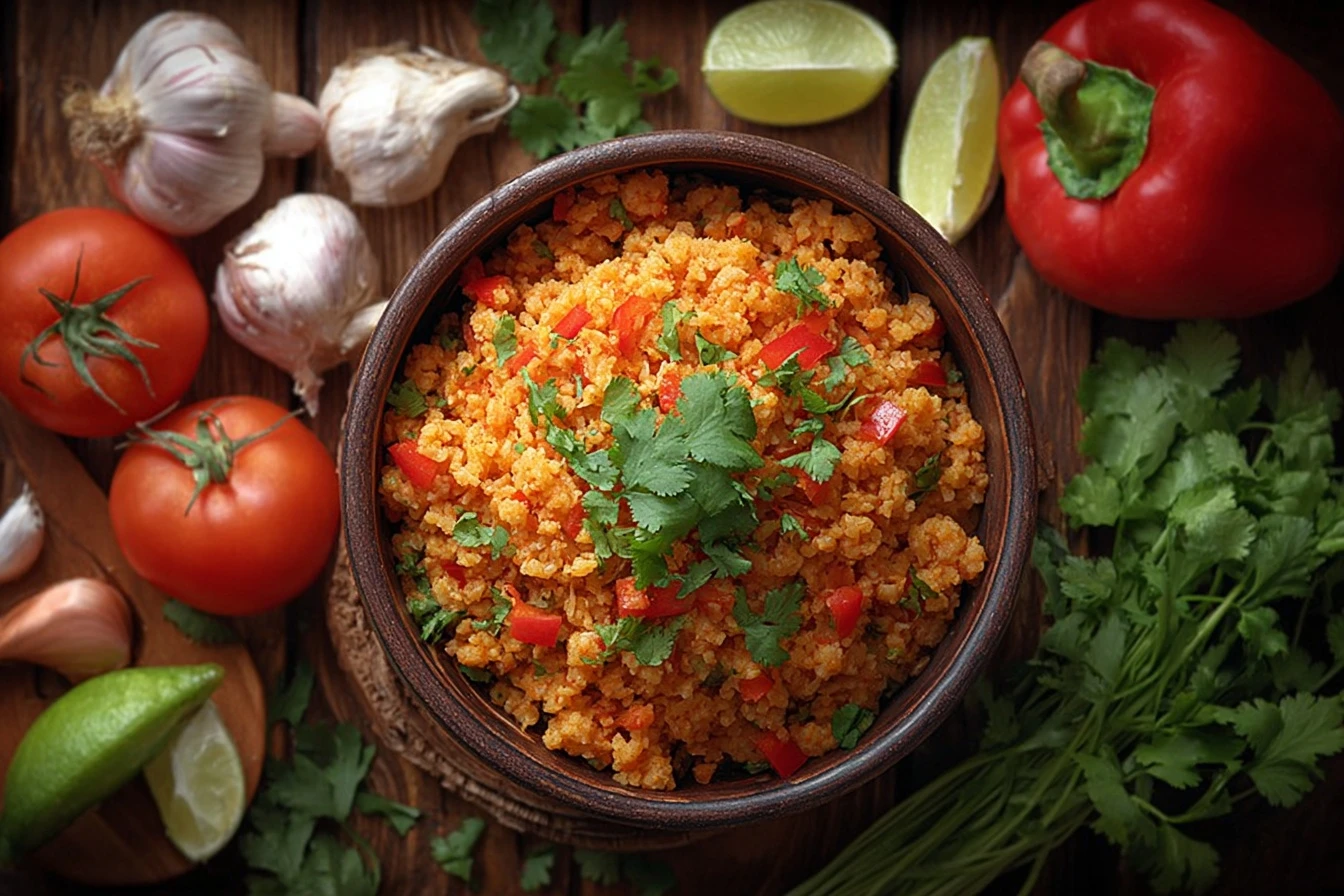 Quick Mexican Cauliflower Rice Recipe Easy Keto Cauliflower Rice Ideas Low Carb Mexican Rice Alternative 15-minute Caulifl...