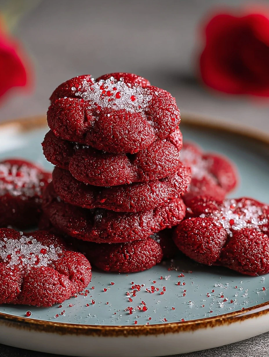 Red Velvet Blossoms Cookies Recipe Buy Red Velvet Blossoms Cookies Online Red Velvet Blossom Cookie Baking Tips Best Red V...