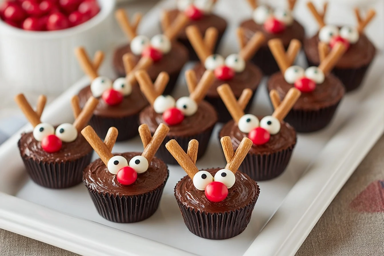 Reese Cup Reindeer Craft Tutorial DIY Reese Cup Reindeer Reese Cup Reindeer Holiday Gifts How To Make Reese Cup Reindeer R...
