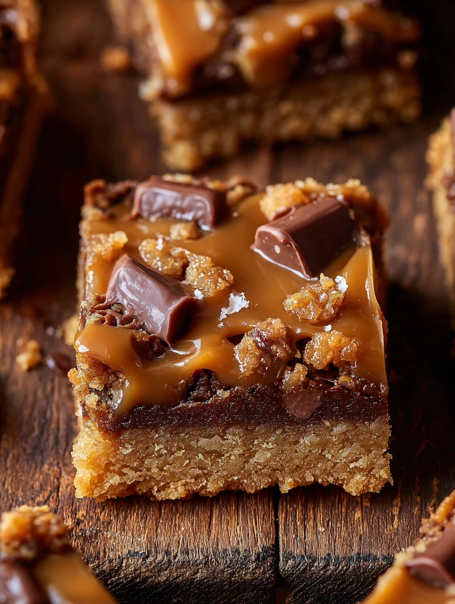 Quick Recipe: 10-Min Prep Salted Caramel Chocolate Cookie Bars