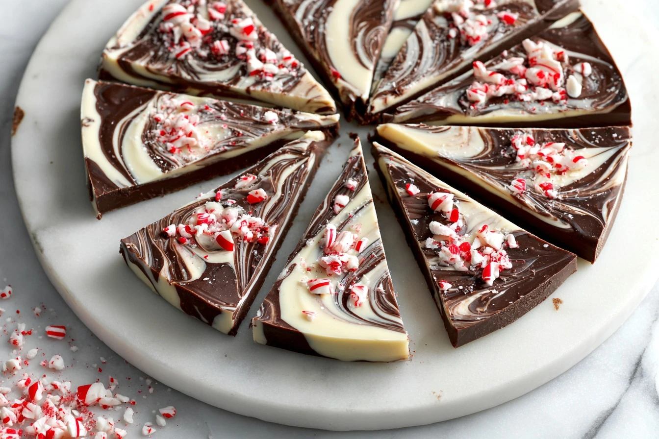 Salted Peppermint Chocolate Bark