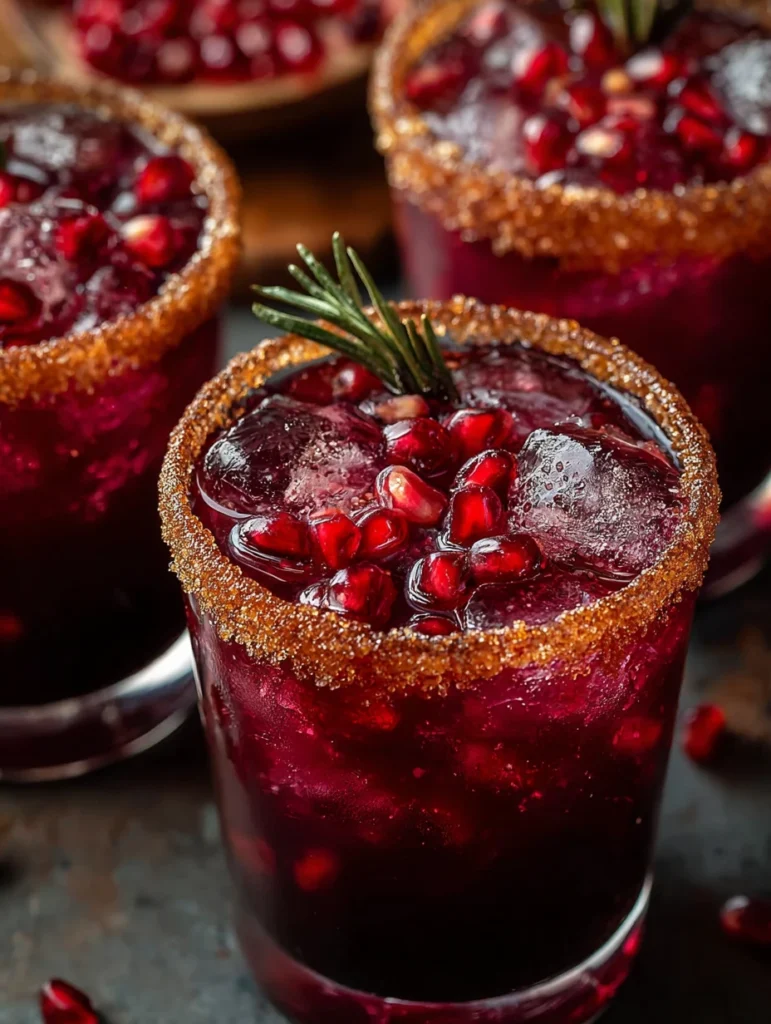 Spiced Christmas Margarita Mocktail Recipe Holiday Margarita Mocktail Ideas Festive Non-alcoholic Margarita Recipe Cozy Ch...