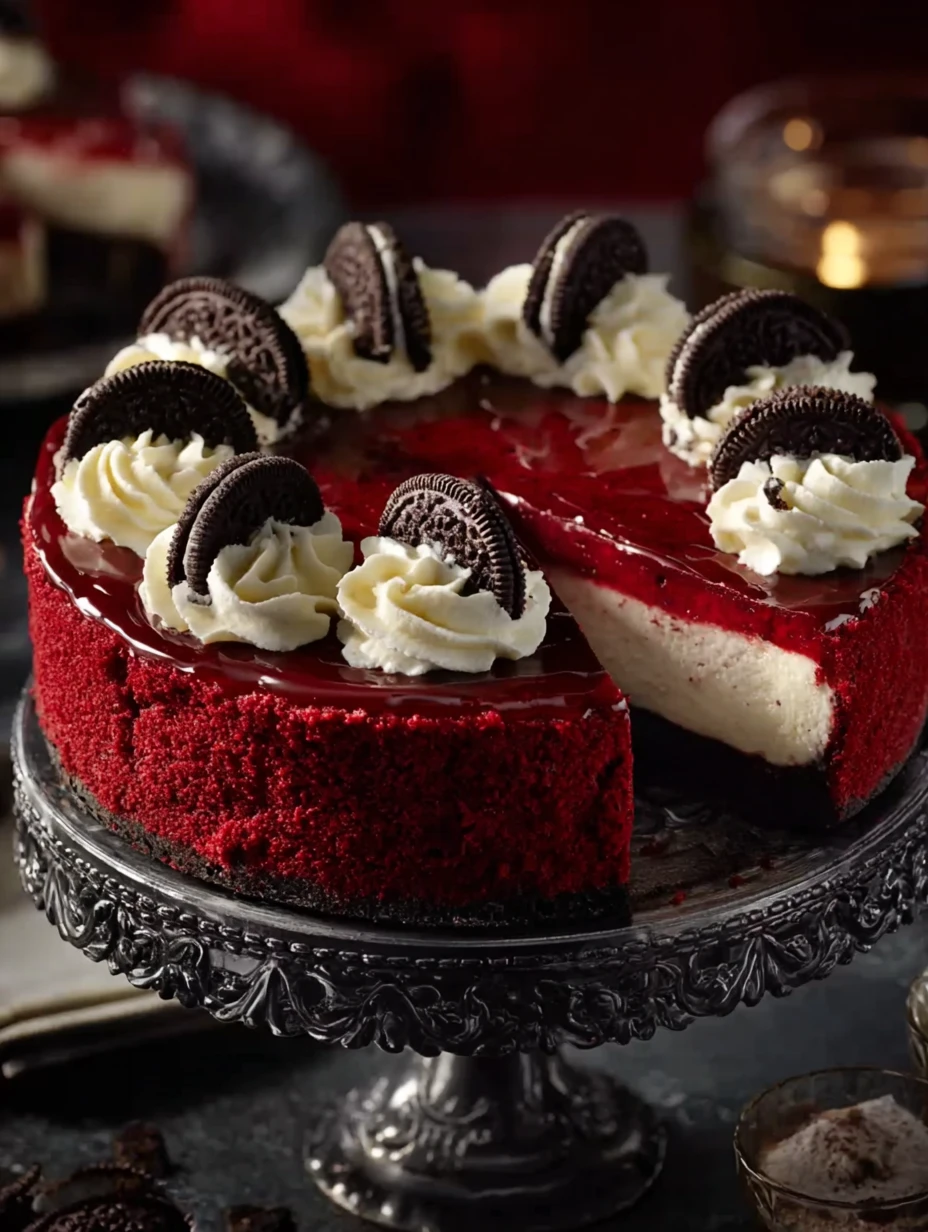 Make Vampire Bite Red Velvet Cheesecake in 30 Minutes
