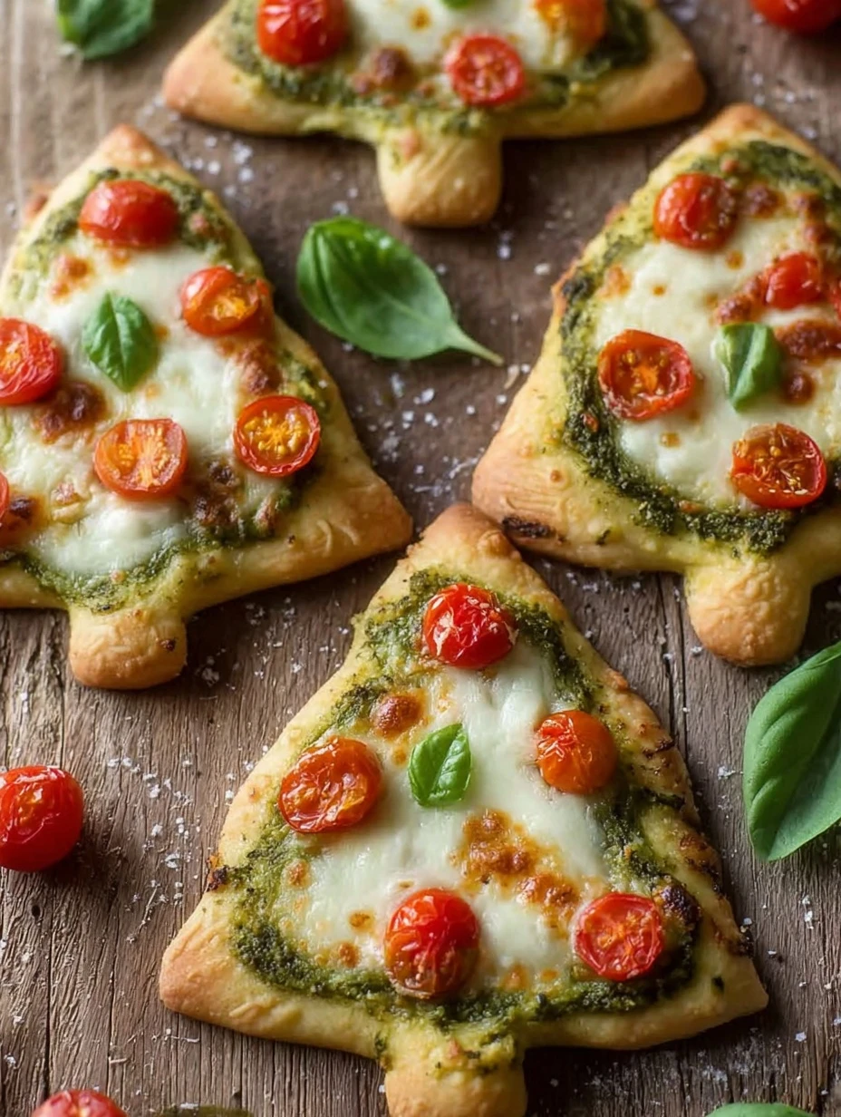 Vegetarian Christmas Pizza Recipe Easy Christmas Tree Pizza Idea Pesto Vegetarian Pizza For Christmas Holiday Tree-shaped ...