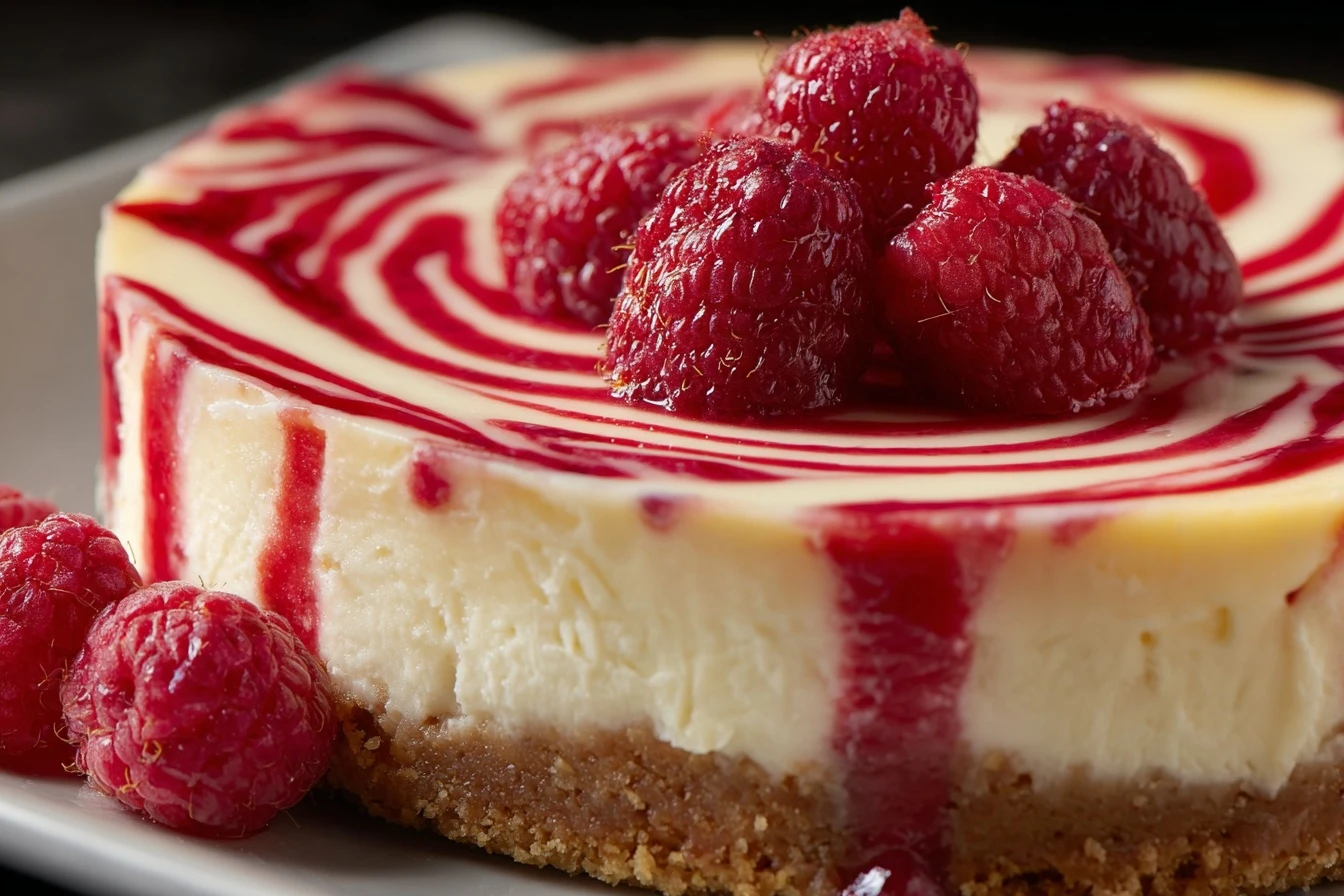 White Chocolate Raspberry Cheesecake Recipe Buy White Chocolate Raspberry Cheesecake Online Best White Chocolate Raspberry...