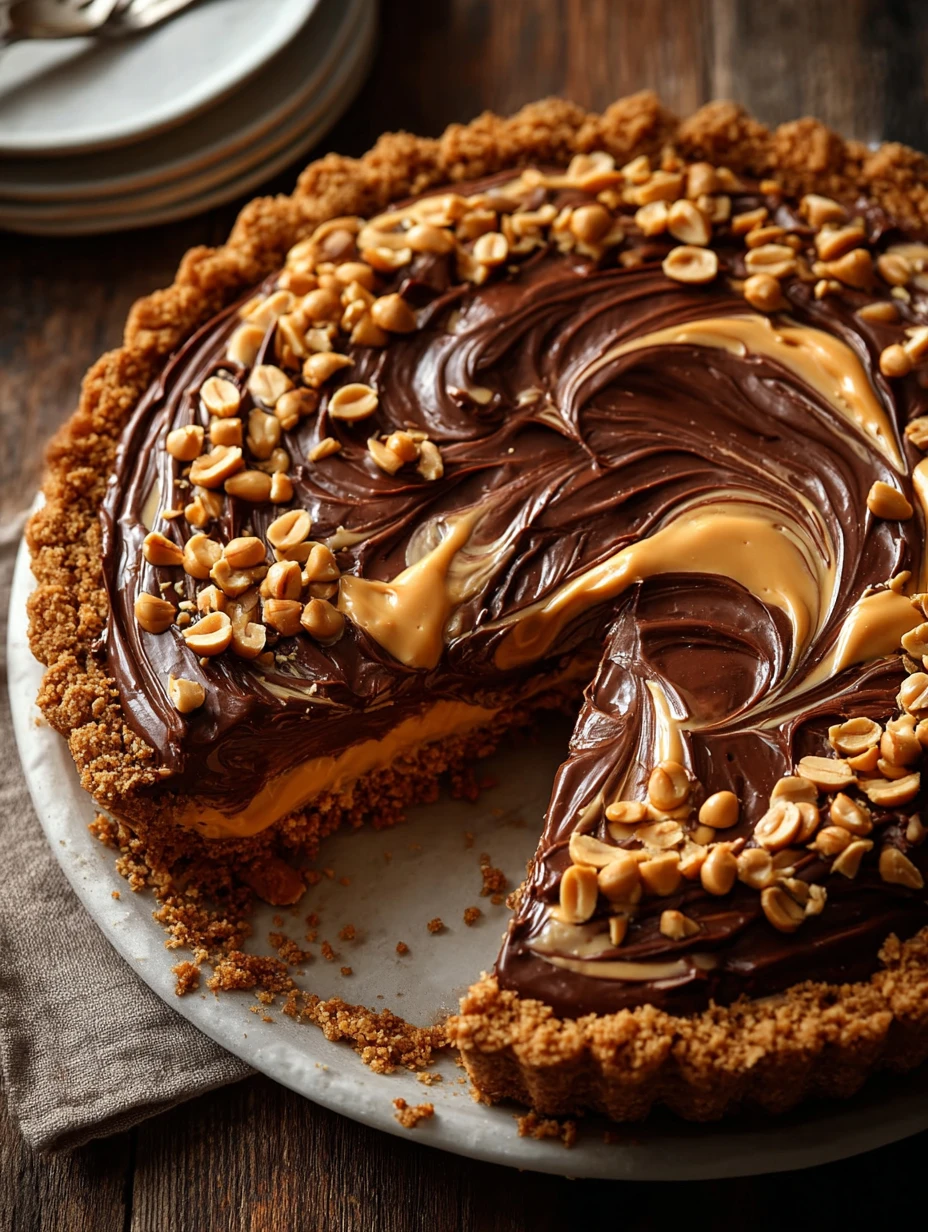 Best Chocolate Peanut Butter Pie Recipe Homemade Chocolate Peanut Butter Pie No Bake Chocolate Peanut Butter Pie Gluten Fr...