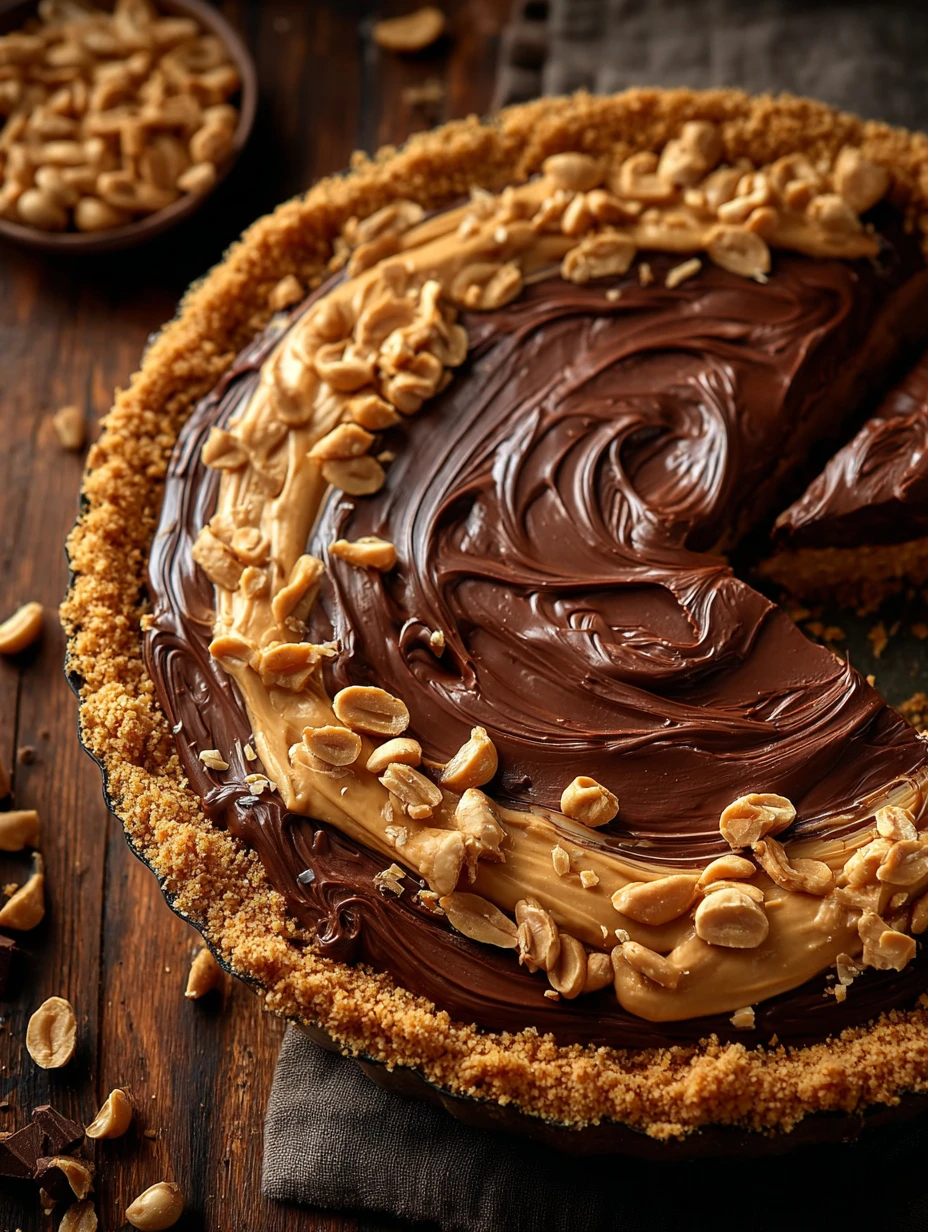 Best Chocolate Peanut Butter Pie Recipe Homemade Chocolate Peanut Butter Pie No Bake Chocolate Peanut Butter Pie Gluten Fr...