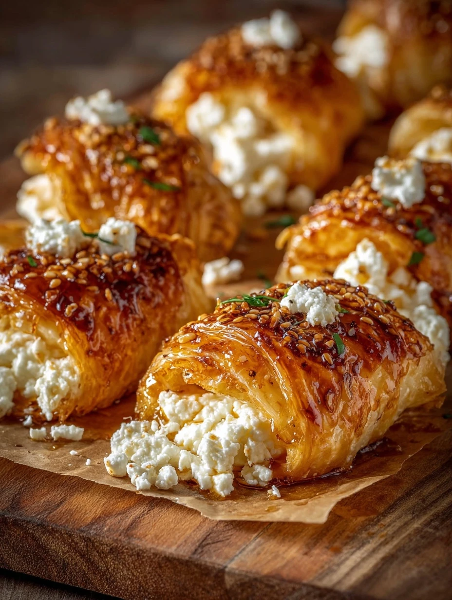 Best Crispy Feta Rolls Recipe Easy Spicy Honey Drizzle Preparation Homemade Crispy Feta Rolls Guide How To Make Spicy Hone...