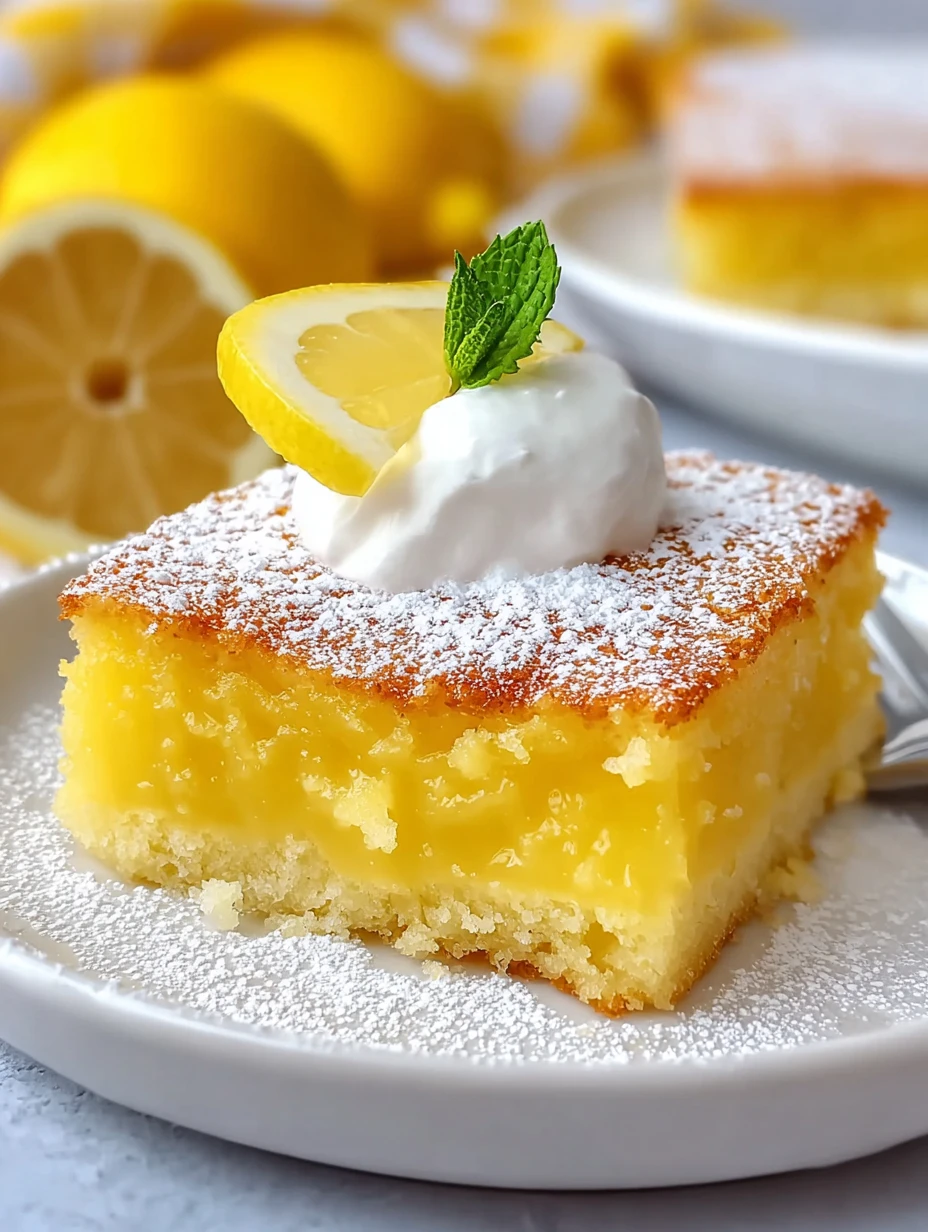 Delicious Irish Lemon Pudding Cake for Perfect Summer Days