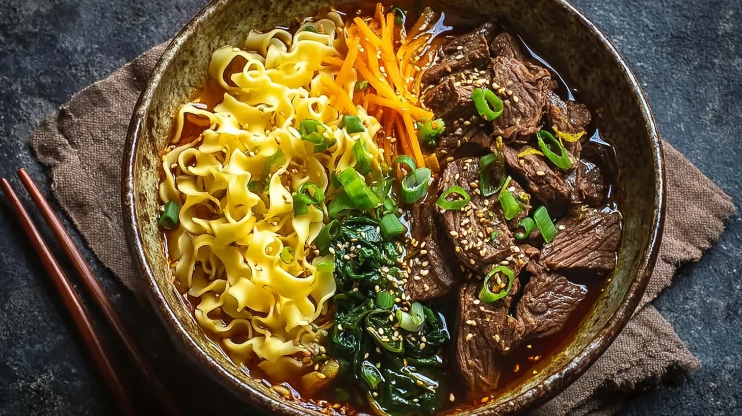 Best Korean Beef Noodles Recipe How To Make Korean Beef Noodles At Home Korean Beef Noodle Soup Near Me Korean Beef Noodle...