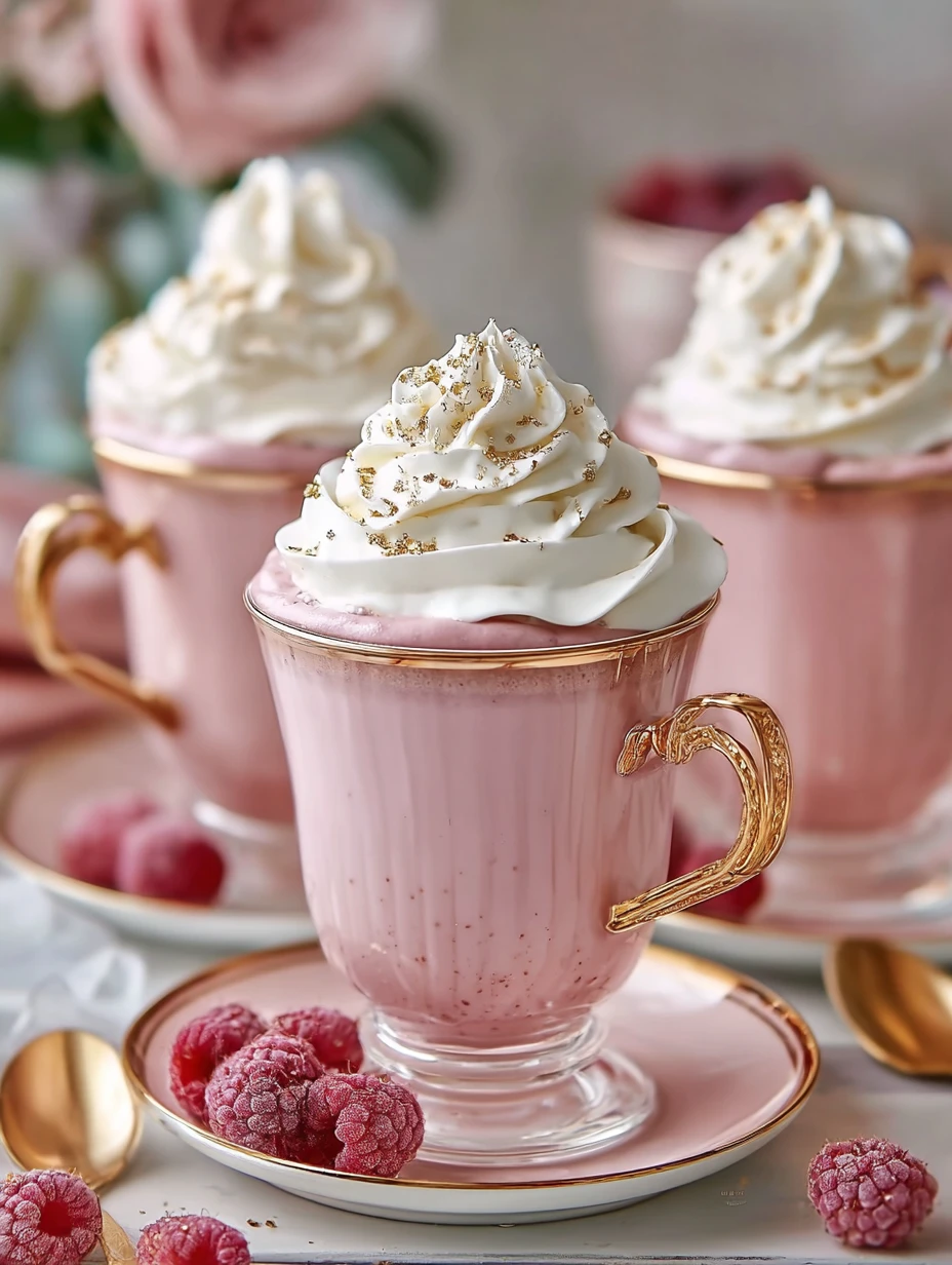 Best Raspberry Hot Chocolate Recipe Homemade Raspberry Chocolate Drink Luxury Raspberry Hot Cocoa Winter Raspberry Hot Cho...