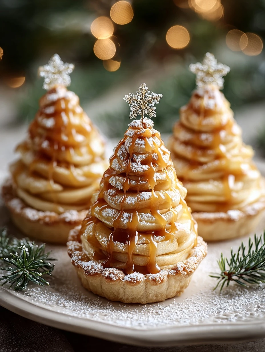 Caramel Apple Brie Tartlets Recipe Christmas Tree Shaped Tartlets Gourmet Apple Brie Tartlets For Holidays How To Make Car...