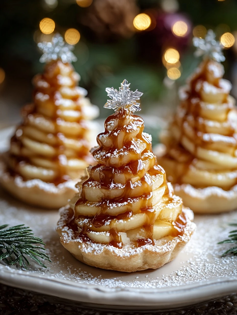 Caramel Apple Brie Tartlets Recipe Christmas Tree Shaped Tartlets Gourmet Apple Brie Tartlets For Holidays How To Make Car...