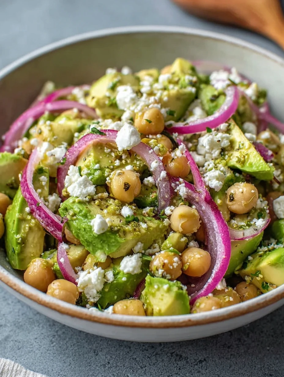 Whip Up a Chickpea Feta Avocado Salad in Just 15 Minutes