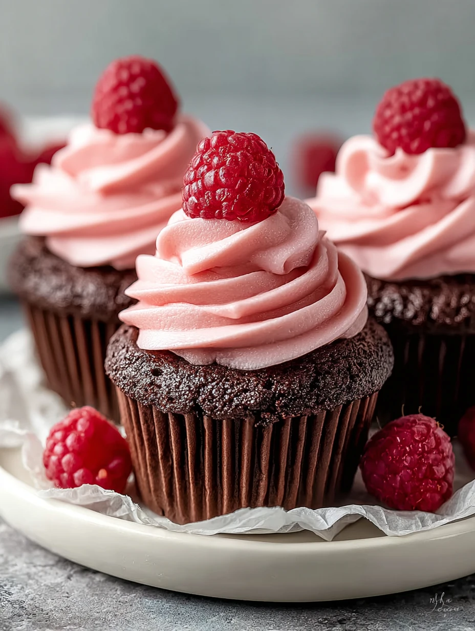Chocolate Raspberry Cupcakes Recipe Decadent Chocolate Raspberry Cupcakes Best Chocolate Raspberry Cupcake Recipe Easy Cho...