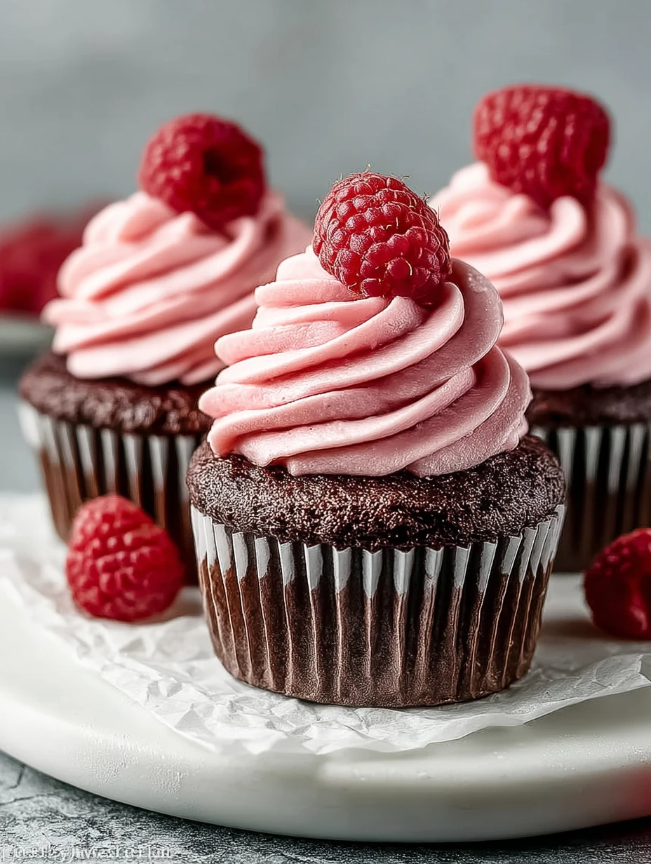 Chocolate Raspberry Cupcakes Recipe Decadent Chocolate Raspberry Cupcakes Best Chocolate Raspberry Cupcake Recipe Easy Cho...