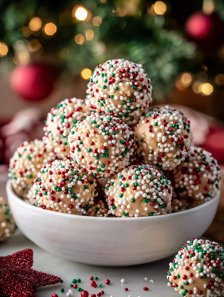 Christmas Rice Crispy Truffles Recipe Easy Holiday Rice Krispie Treats Best Christmas Truffle Ideas Homemade Rice Crispy T...