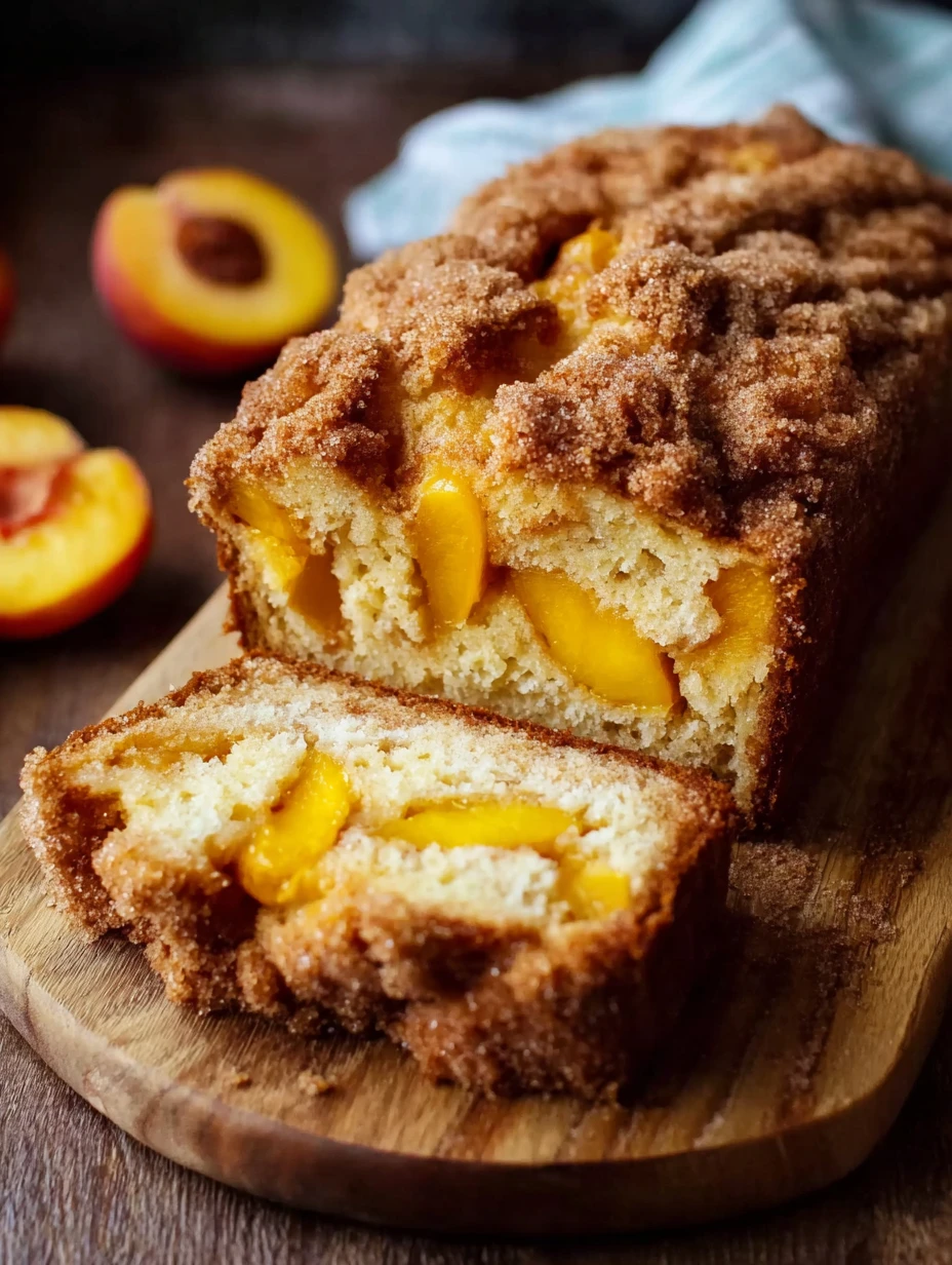 Cinnamon Peach Bread
