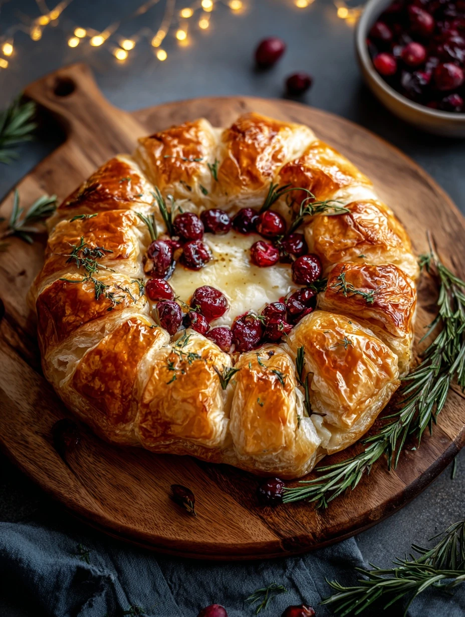 Cranberry Brie Puff Pastry Recipe Easy Cranberry Brie Puff Pastry Festive Cranberry Brie Appetizer Make Cranberry Brie Puf...