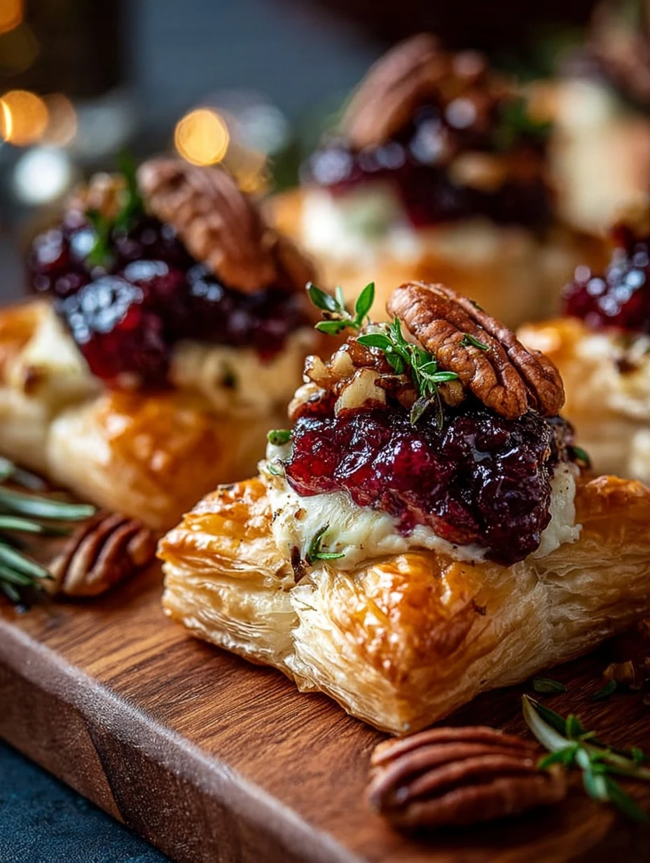 Cranberry Maple Brie Puff Pastry Recipe Holiday Cranberry Puff Pastry Appetizers How To Make Brie Puff Pastry Stars Cranbe...
