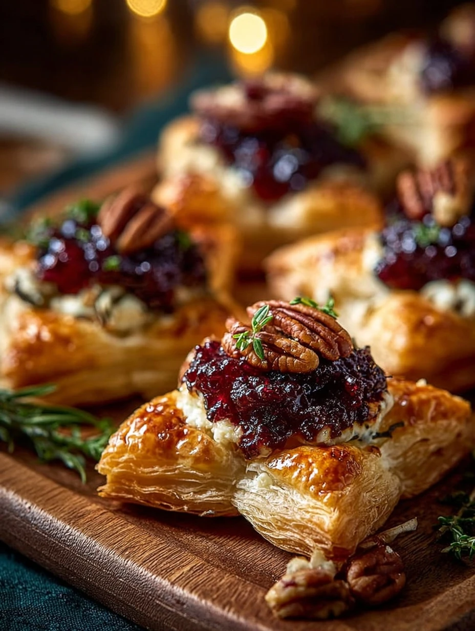 Cranberry Maple Brie Puff Pastry Recipe Holiday Cranberry Puff Pastry Appetizers How To Make Brie Puff Pastry Stars Cranbe...