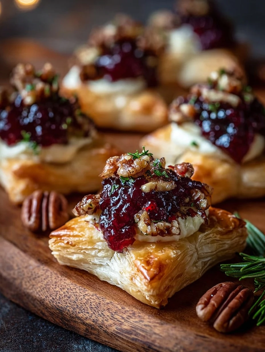 Cranberry Maple Brie Puff Pastry Recipe Holiday Cranberry Puff Pastry Appetizers How To Make Brie Puff Pastry Stars Cranbe...