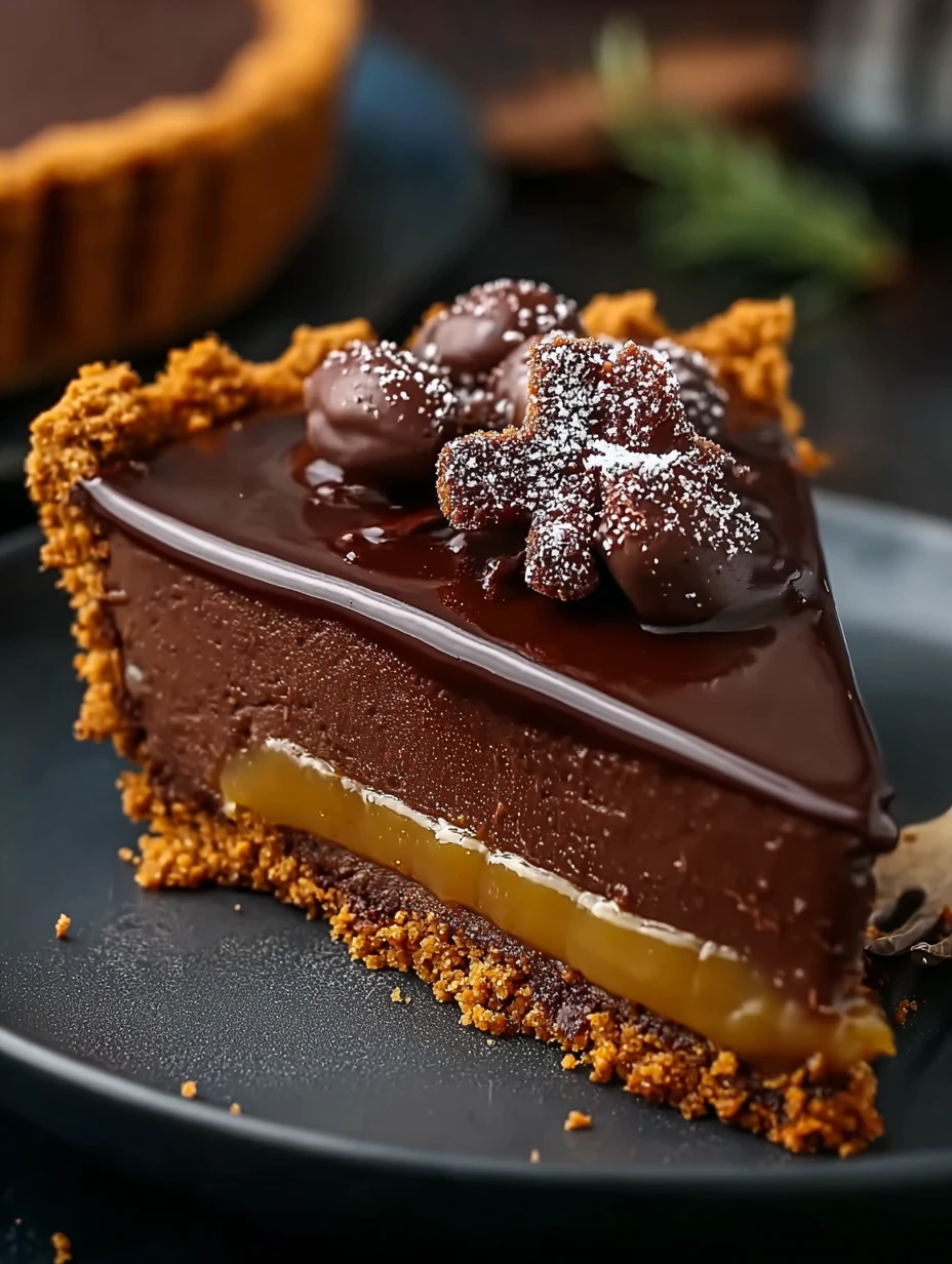 Decadent Gingerbread Chocolate Tart Recipe Rich Spicy Chocolate Tart Baking Tips Best Gingerbread Chocolate Tart Recipe Ho...