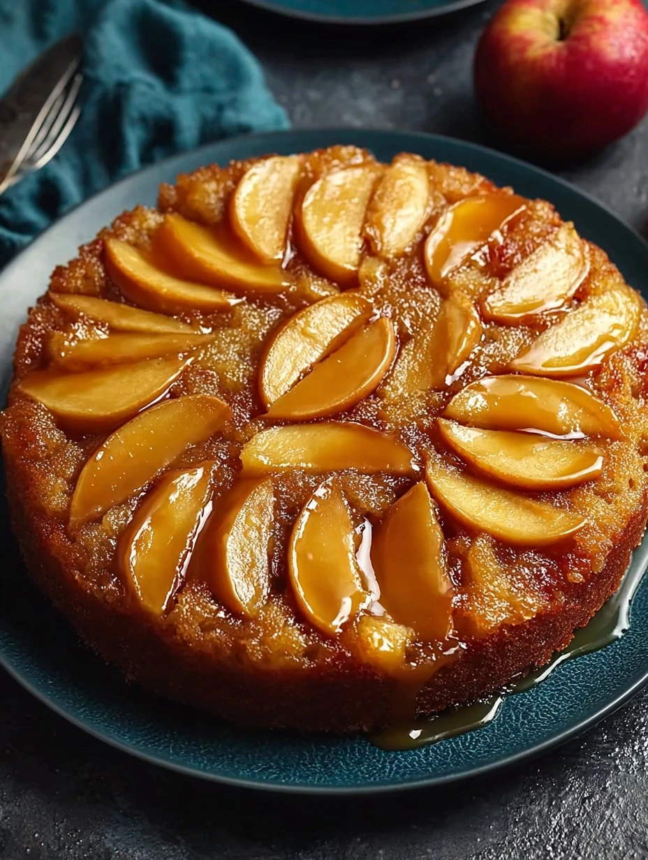 Easy Caramel Apple Upside-down Cake Recipe Best Upside-down Caramel Apple Cake Simple Caramel Apple Cake Instructions Home...