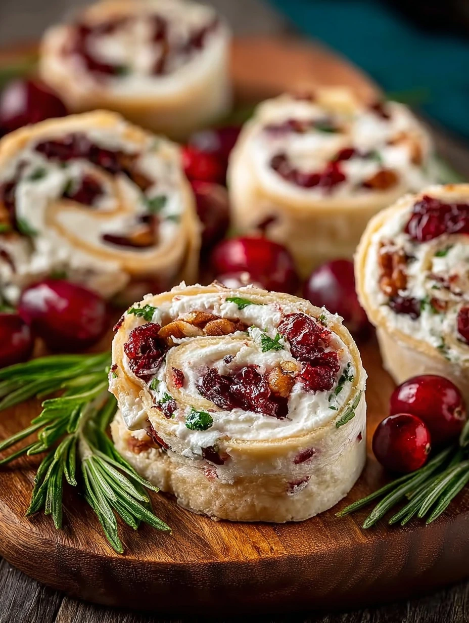 Easy Cranberry Roll Ups Recipe Christmas Cranberry Appetizer Ideas Festive Cranberry Roll Up Tutorial Homemade Cranberry R...
