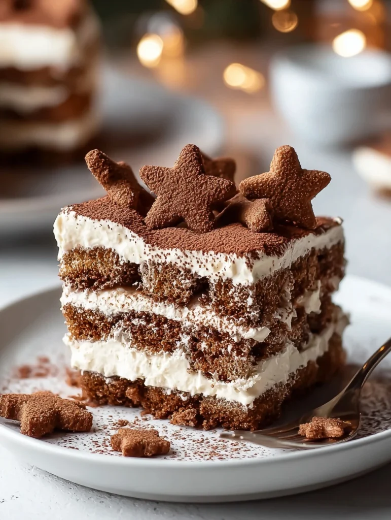 Easy Gingerbread Tiramisu Recipe Homemade Gingerbread Tiramisu Dessert Cozy Winter Tiramisu Ideas Best Gingerbread Tiramis...