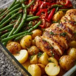 Ultimate Grilled Chicken Quinoa Bowl with Roasted Veggies & Tzatziki