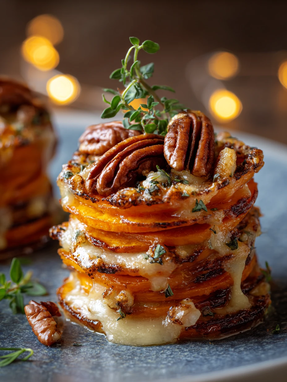 Easy Mini Sweet Potato Gratins Recipe Crispy Sweet Potato Gratin Individual Irresistible Sweet Potato Side Dishes Easy Cri...