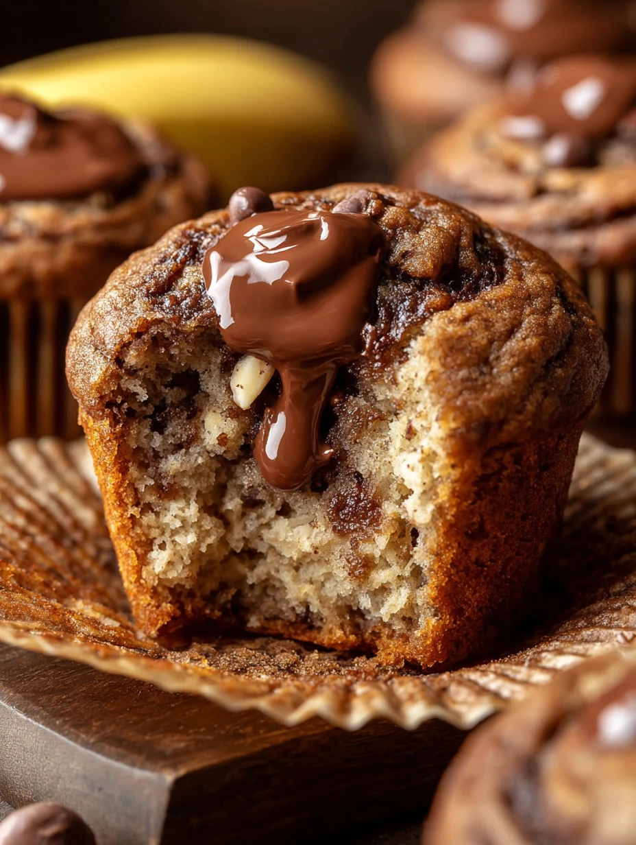 Easy Nutella Banana Swirl Muffins Recipe Homemade Nutella Banana Muffins Guide Best Chocolate Banana Muffins With Nutella ...