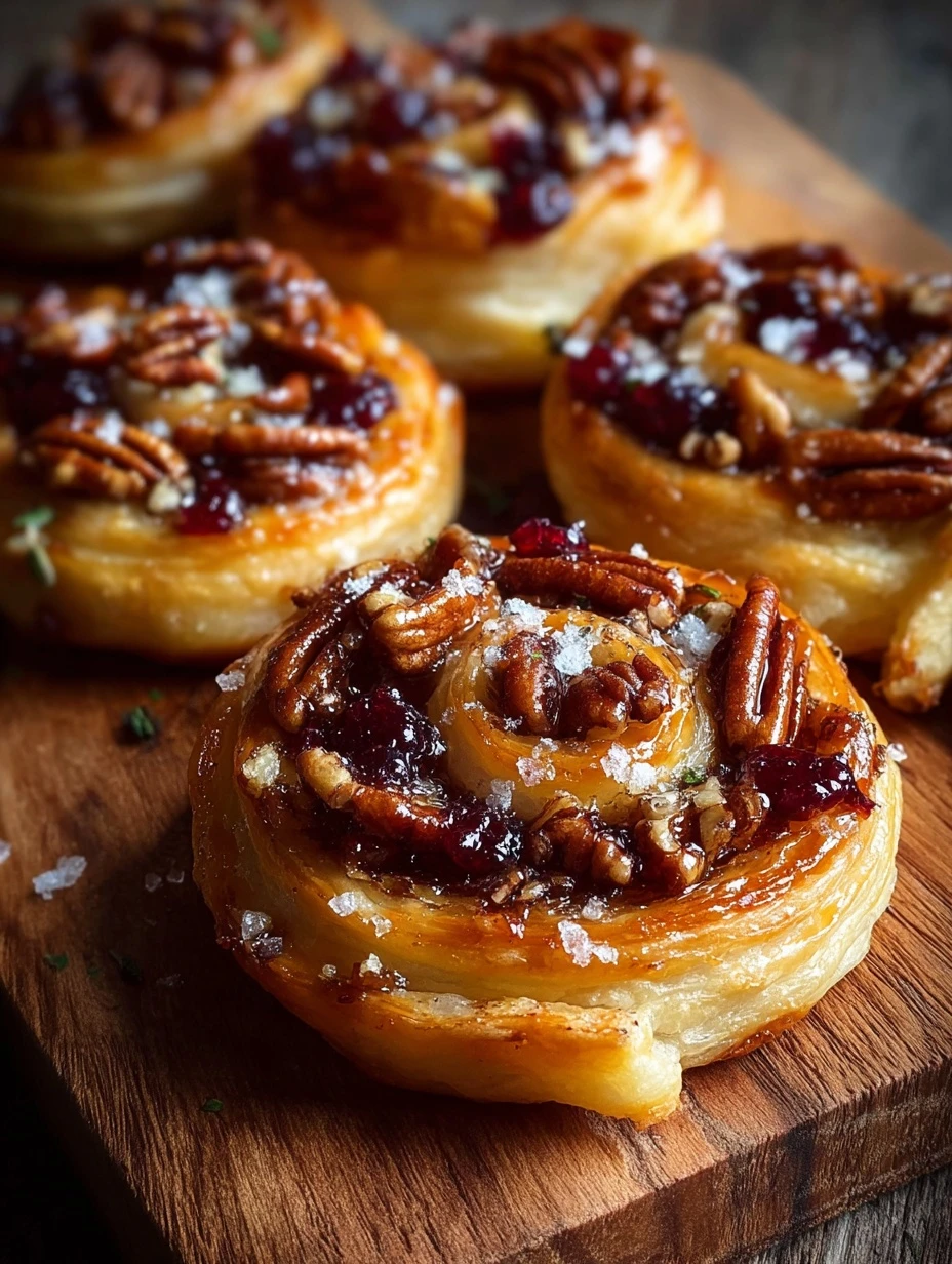 Easy Puff Pastry Pinwheels Recipe Brie Cranberry Puff Pastry Appetizers Make Ahead Puff Pastry Pinwheels Holiday Puff Past...