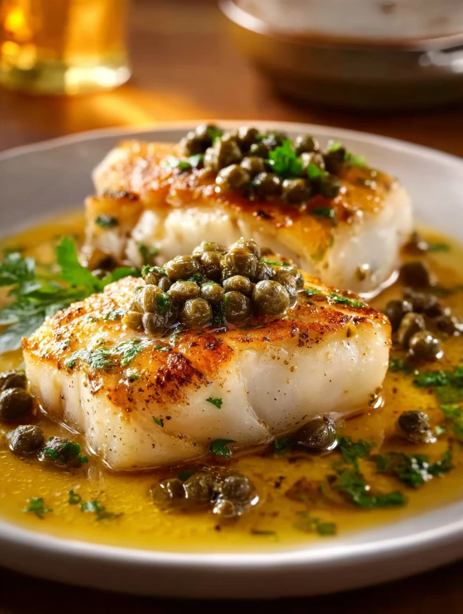Easy Sea Bass Caper Recipe Brown Butter Sauce For Fish Quick Savory Sea Bass Meals Sea Bass With Capers Dinner Ideas Homem...