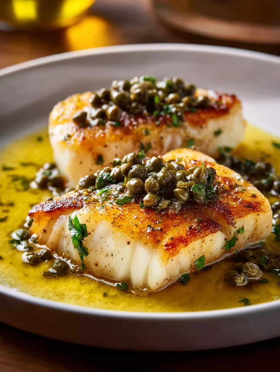 Easy Sea Bass Caper Recipe Brown Butter Sauce For Fish Quick Savory Sea Bass Meals Sea Bass With Capers Dinner Ideas Homem...