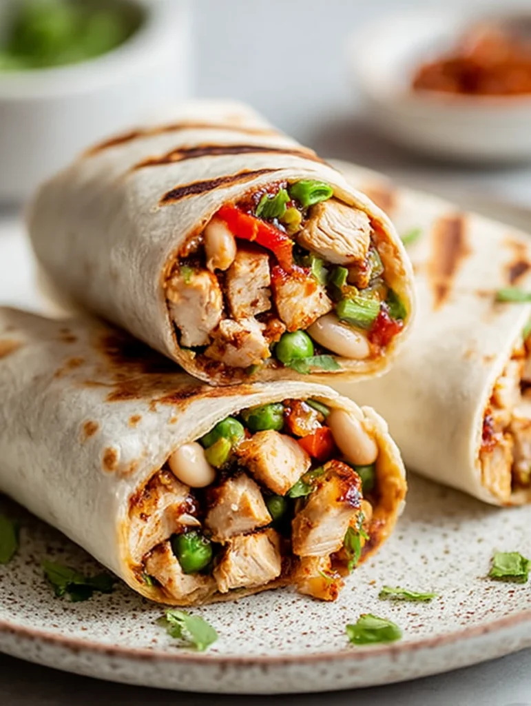Easy Teriyaki Chicken Wrap Recipe Healthy Teriyaki Chicken Wrap Ideas Quick Dinner Recipes Teriyaki Wrap Low-calorie Teriy...