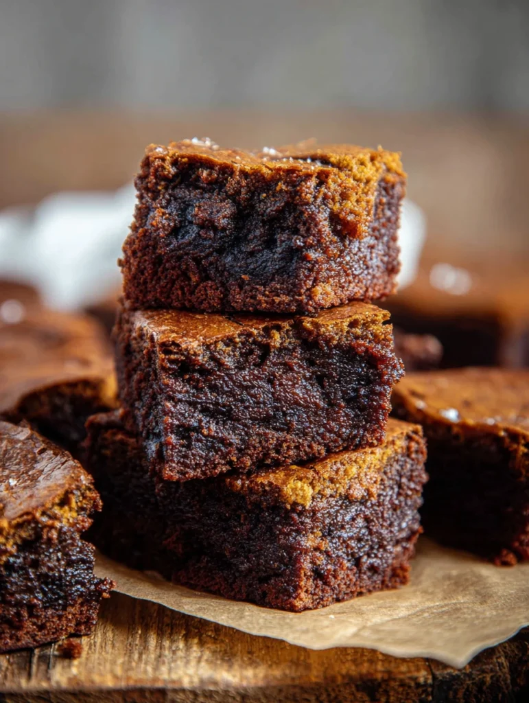Easy Vegan Pumpkin Brownies Recipe Gluten-free Vegan Pumpkin Brownies Homemade Vegan Pumpkin Brownie Recipe Best Vegan Pum...