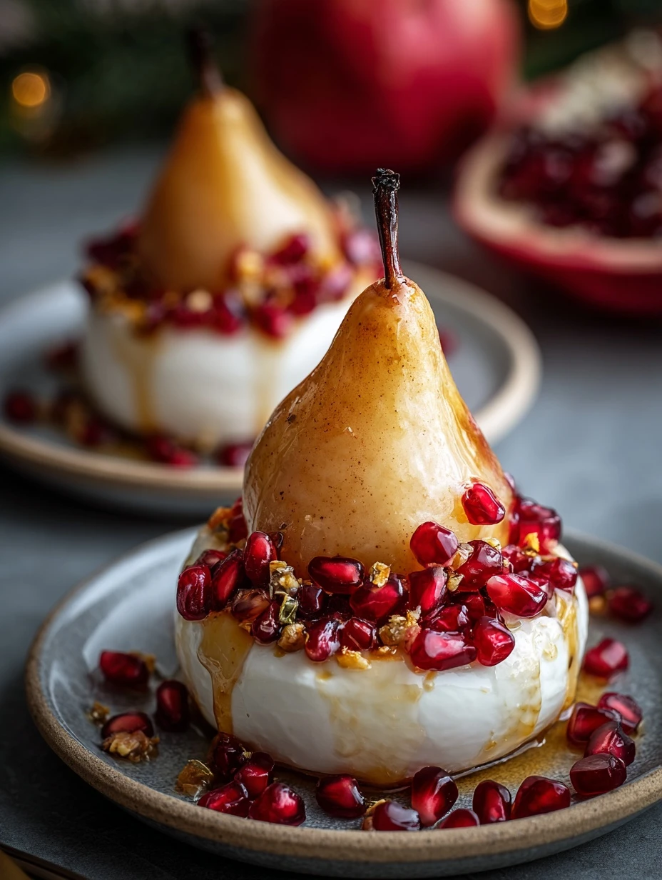 Golden Caramelized Pear Burrata Recipe Burrata And Caramelized Pear Appetizer How To Make Pear And Burrata Towers Gourmet ...