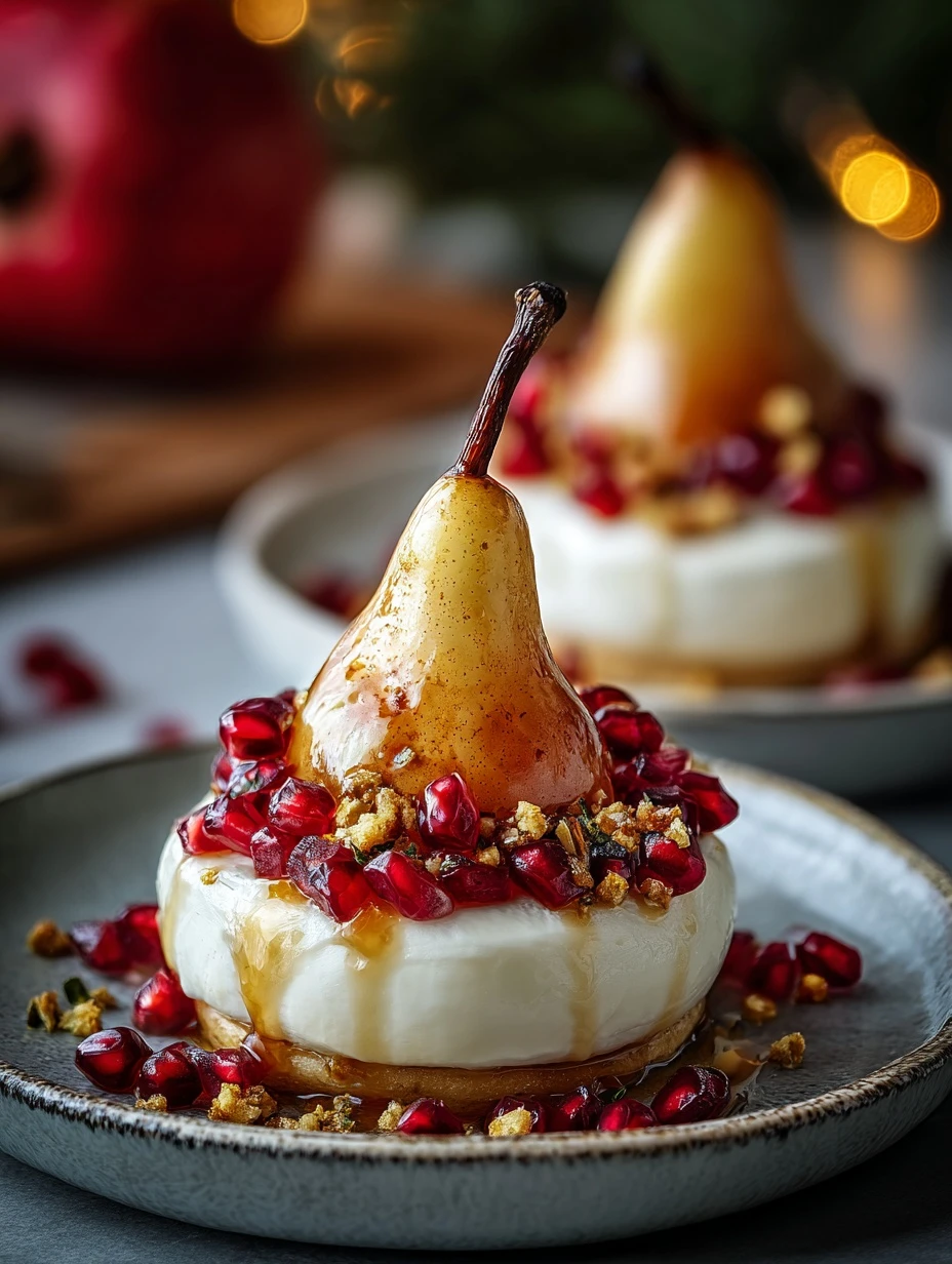 Golden Caramelized Pear Burrata Recipe Burrata And Caramelized Pear Appetizer How To Make Pear And Burrata Towers Gourmet ...