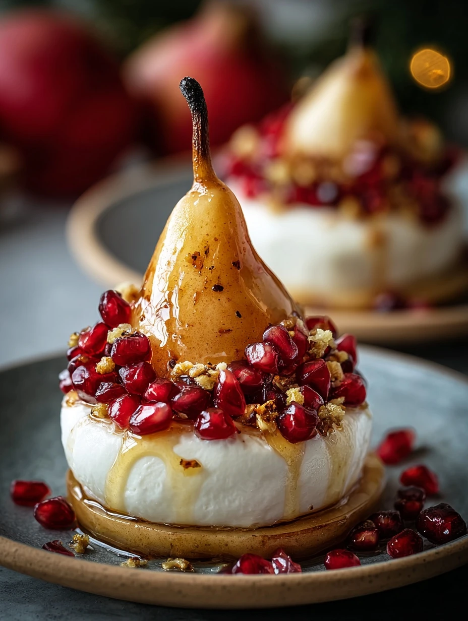 Golden Caramelized Pear Burrata Recipe Burrata And Caramelized Pear Appetizer How To Make Pear And Burrata Towers Gourmet ...