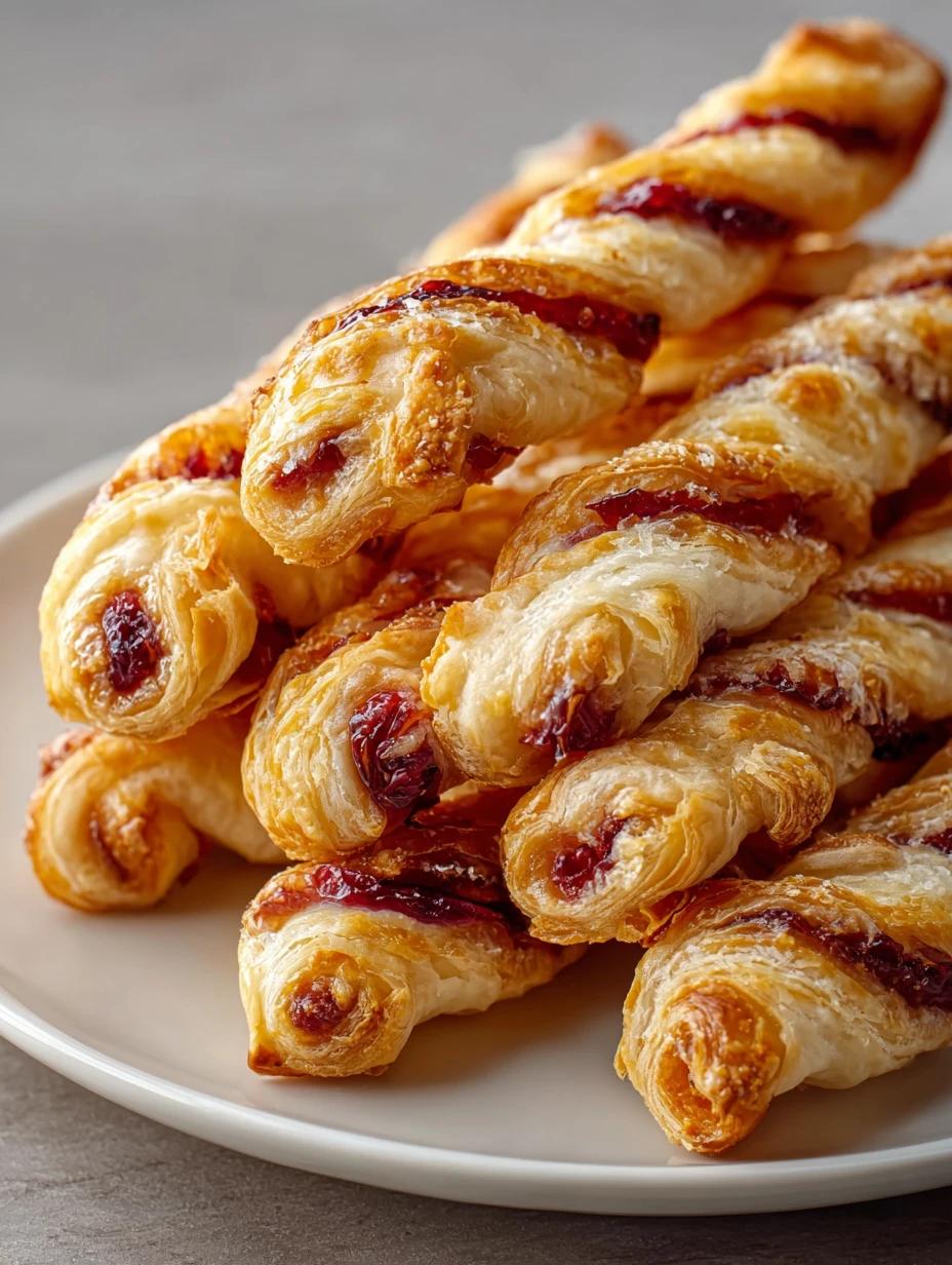 Golden Cranberry Brie Pastry Recipe Easy Cranberry Brie Puff Pastry Twists Brie And Cranberry Appetizer Ideas Gourmet Puff...