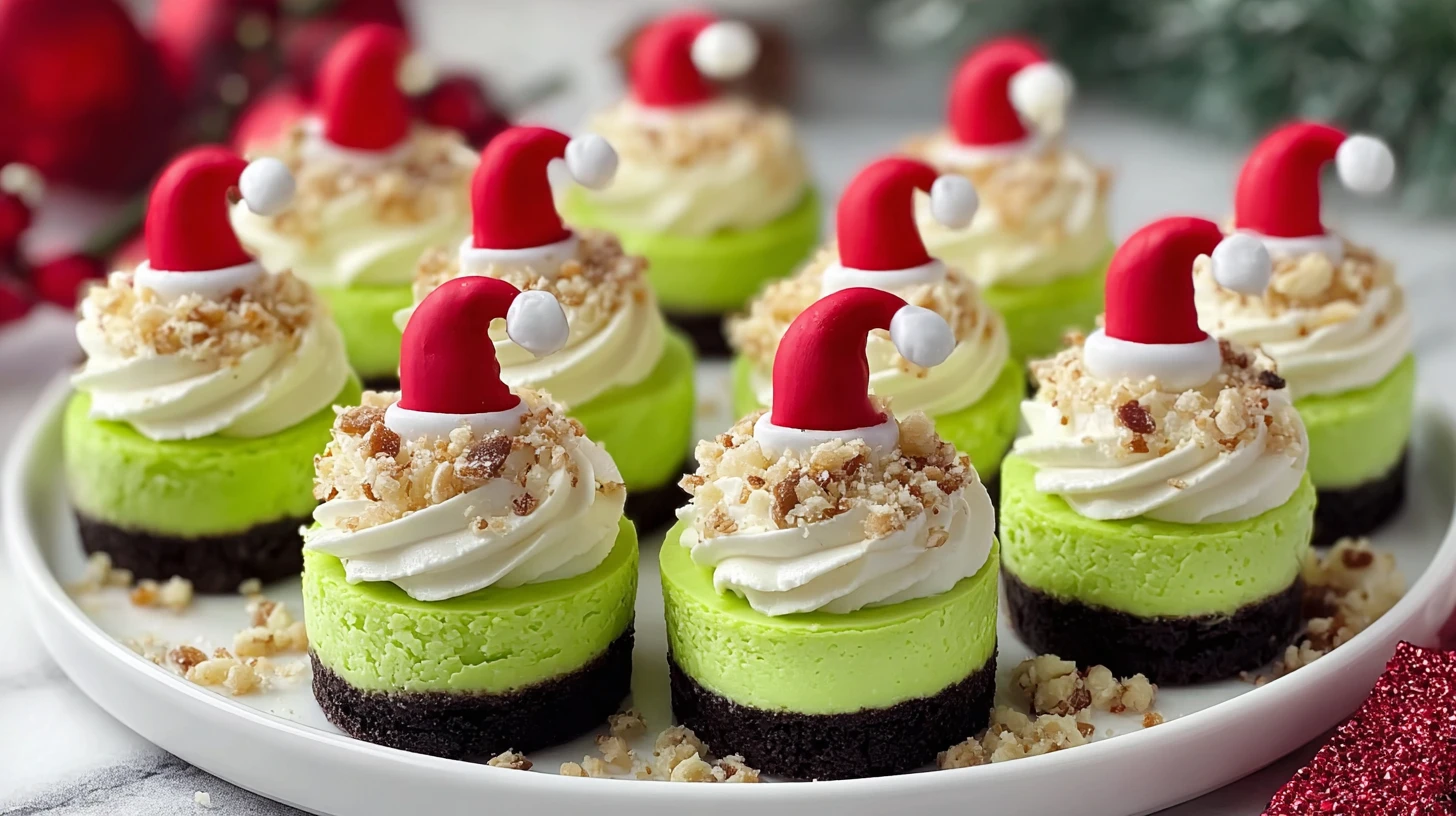 Make Grinch Mini Cheesecakes in Just 30 Minutes!