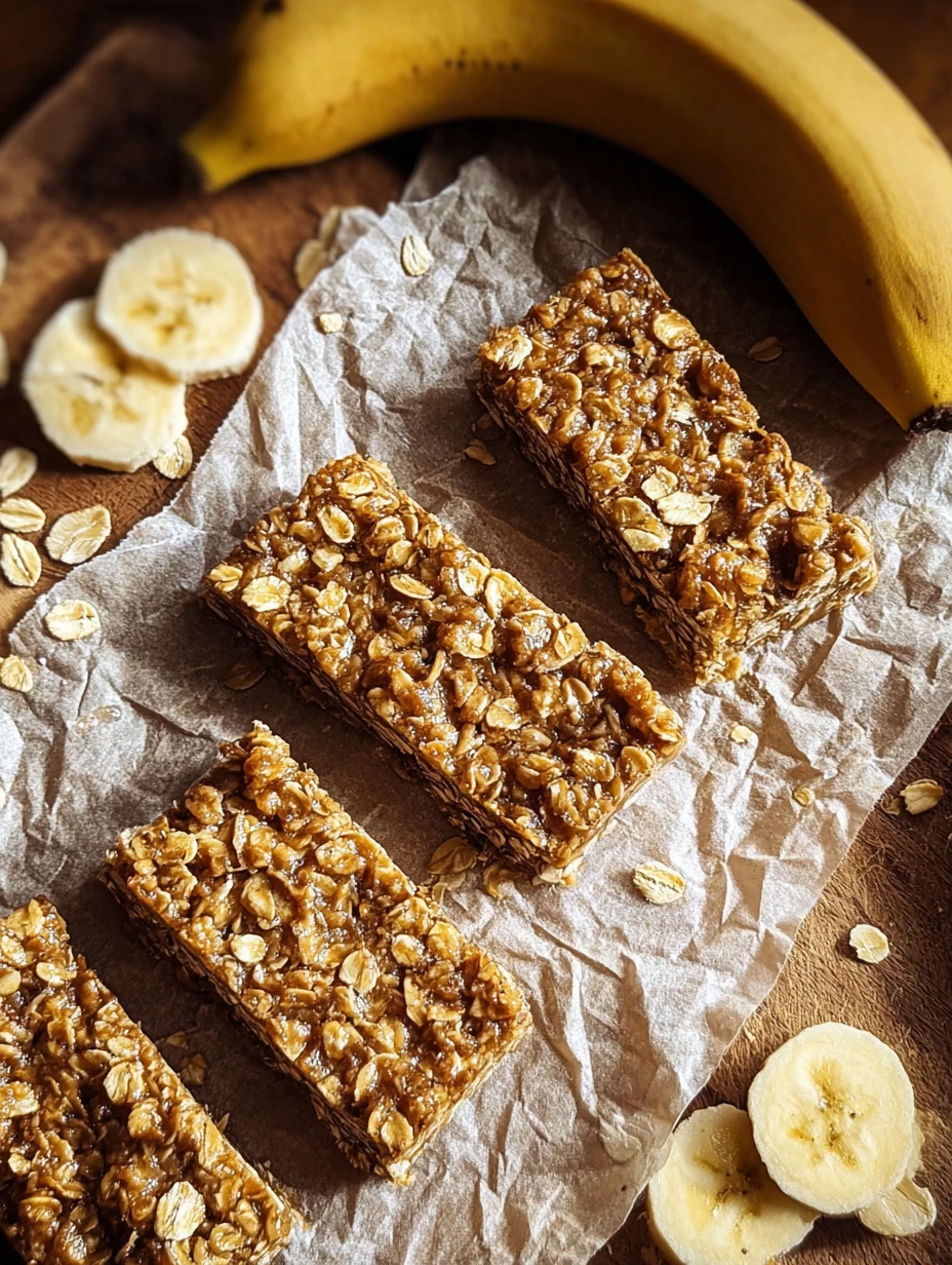 Healthy Banana Oatmeal Bars Recipe Easy Homemade Banana Oatmeal Bars Gluten-free Banana Oatmeal Bars Vegan Banana Oatmeal ...