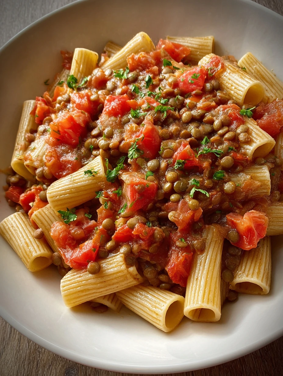 Healthy Pasta With Lentils Recipe Easy Lentil Pasta Dish Hearty Lentil Pasta Meals Vegan Lentil Pasta Recipe Gluten-free L...