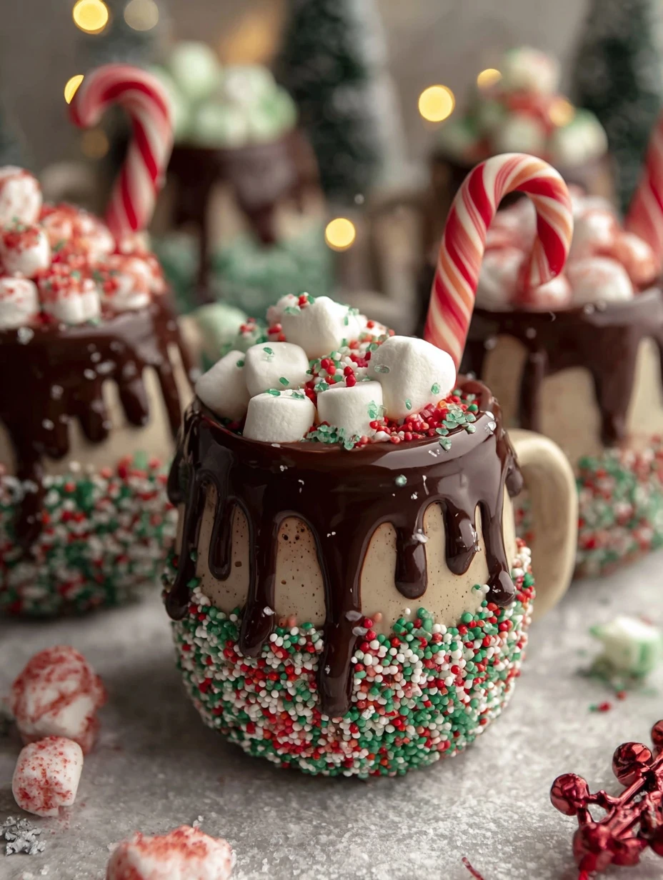 Homemade Christmas Hot Chocolate Cups DIY Christmas Chocolate Drink Recipes Easy Christmas Hot Cocoa Cups Make Your Own Ho...