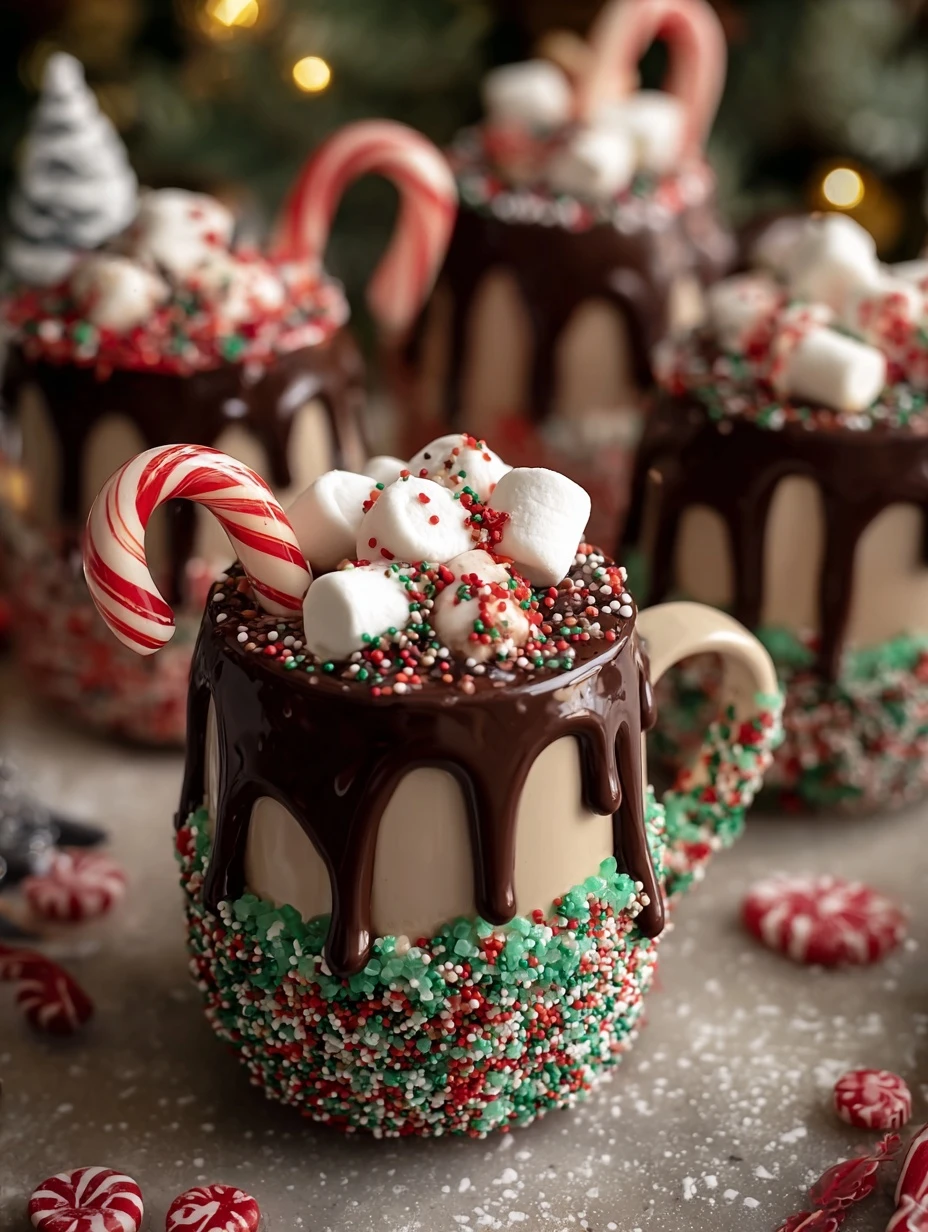 Homemade Christmas Hot Chocolate Cups DIY Christmas Chocolate Drink Recipes Easy Christmas Hot Cocoa Cups Make Your Own Ho...