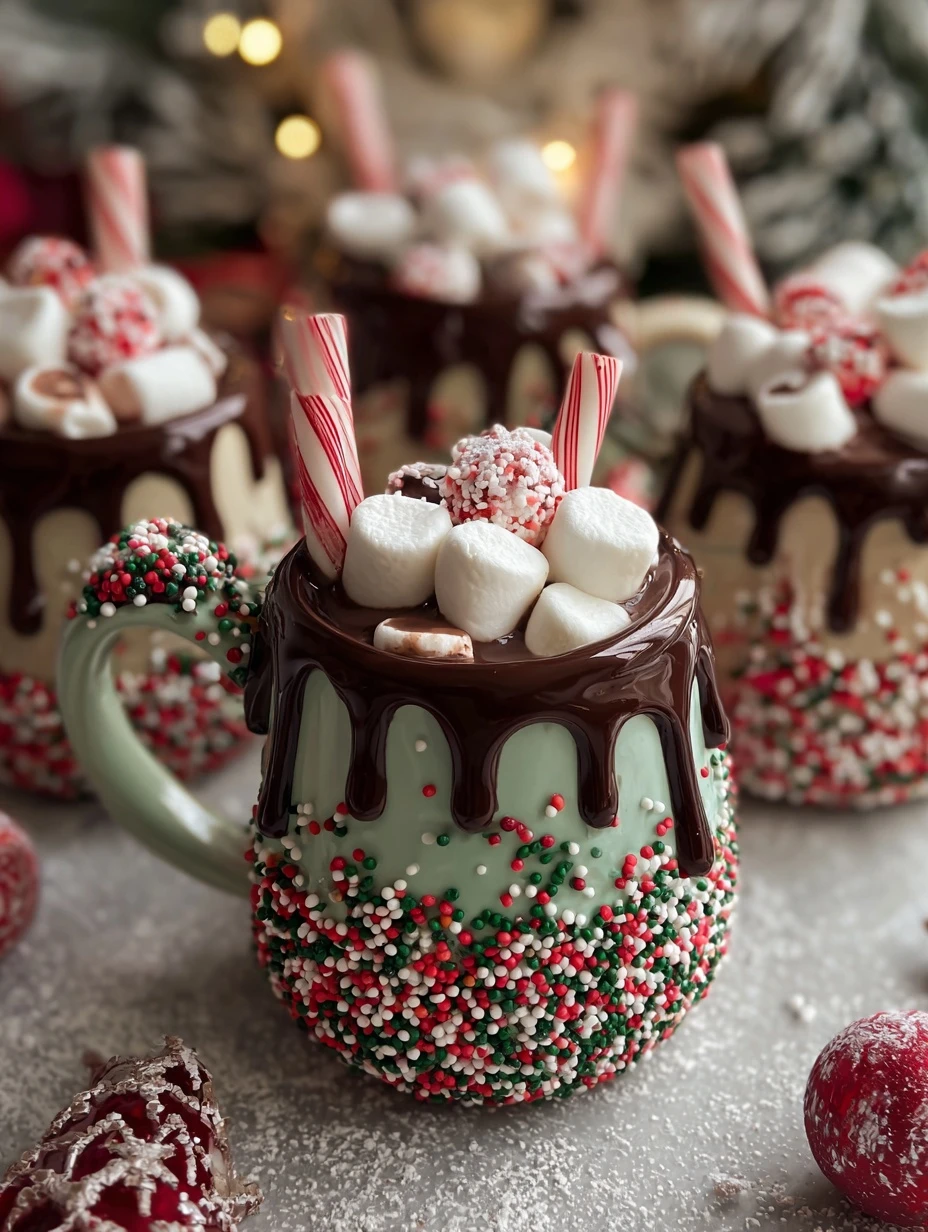 Homemade Christmas Hot Chocolate Cups DIY Christmas Chocolate Drink Recipes Easy Christmas Hot Cocoa Cups Make Your Own Ho...