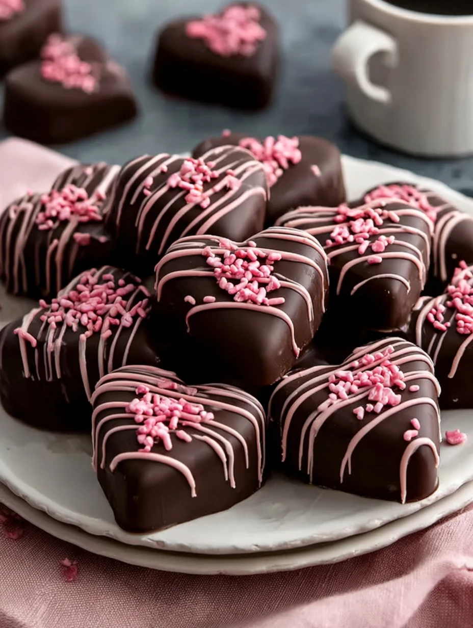 Homemade Reeses Hearts Recipe DIY Reeses Peanut Butter Hearts How To Make Reeses Hearts For Valentine's Day Easy Homemade ...