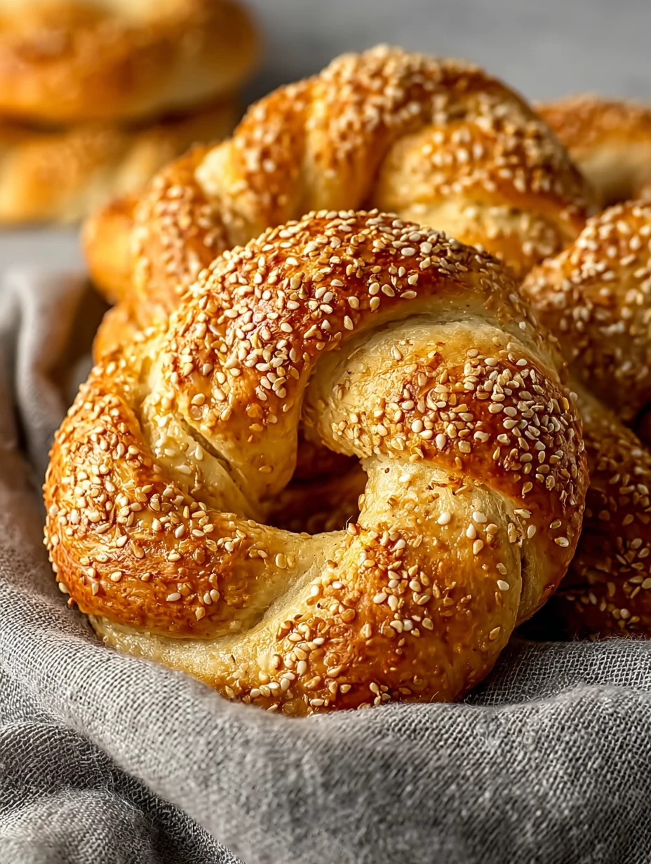 Homemade Sesame Bread Ring Recipe Easy Sesame Bagel Recipe Best Sesame Bread Ring Tutorial DIY Sesame Bread Ring Baking Ho...